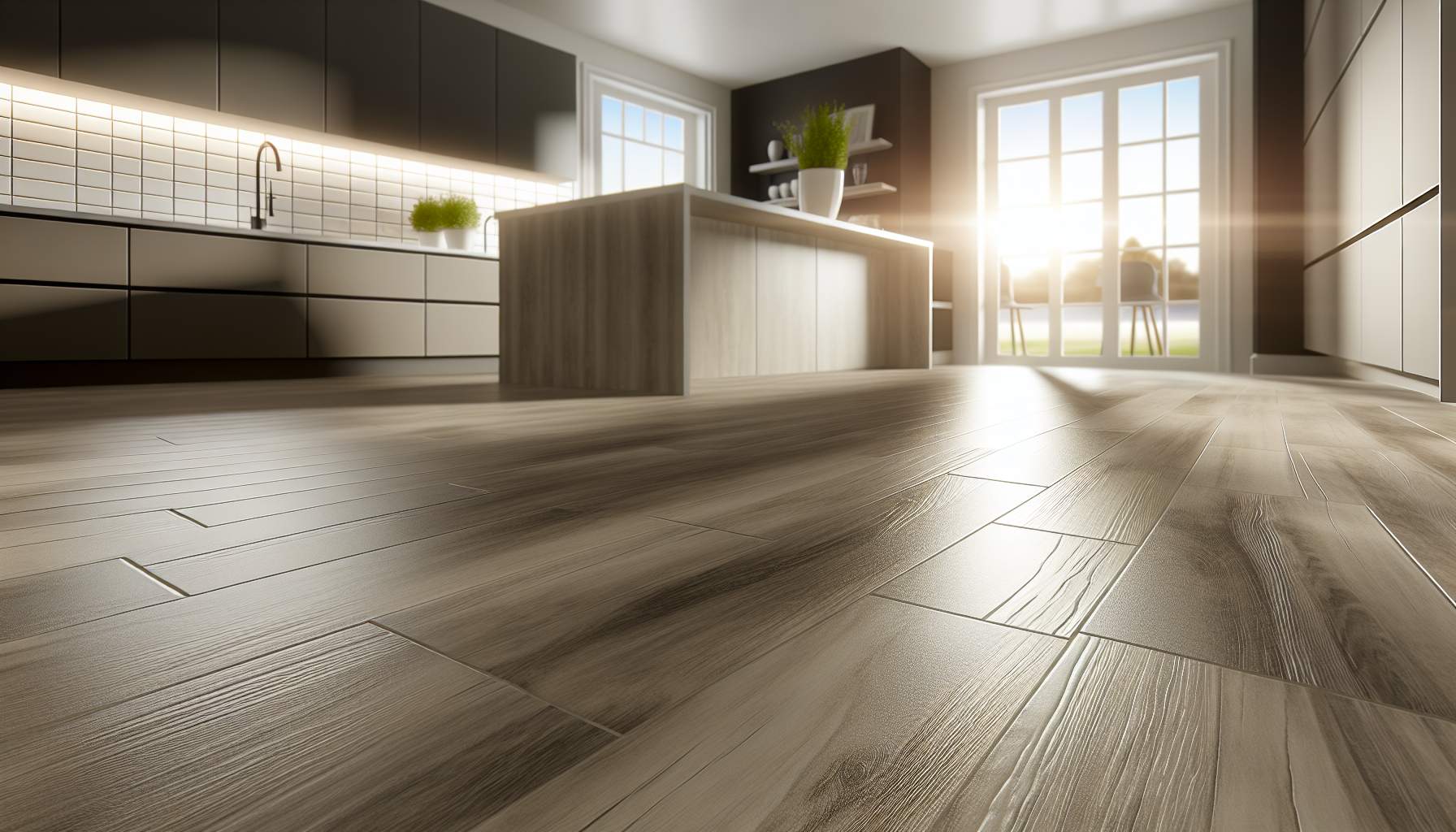 carrelage-cuisine-imitation-parquet