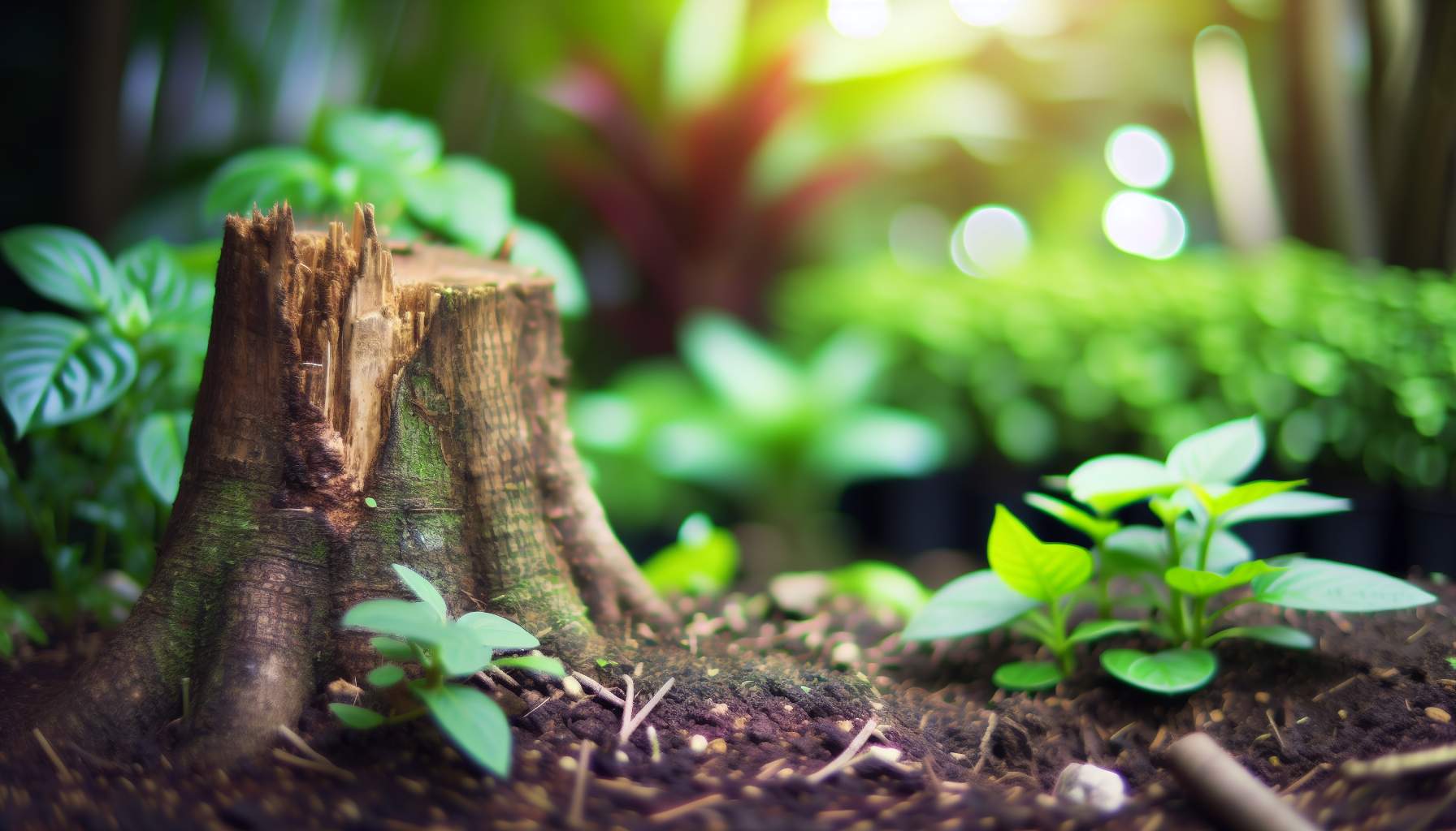 Guide écologique: éliminez les souches d'arbres