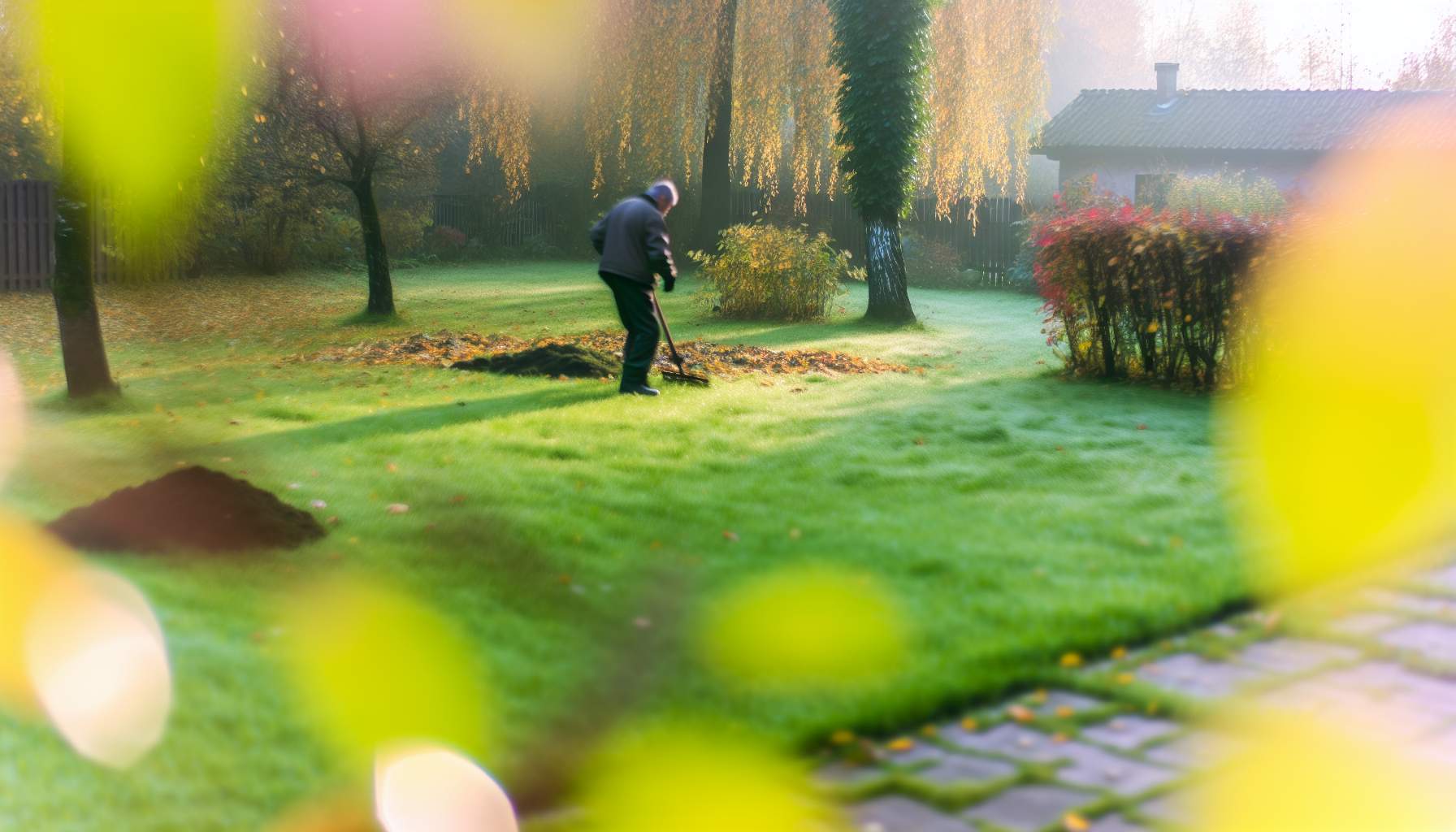 Jardin d'hiver: secrets pour un gazon parfait