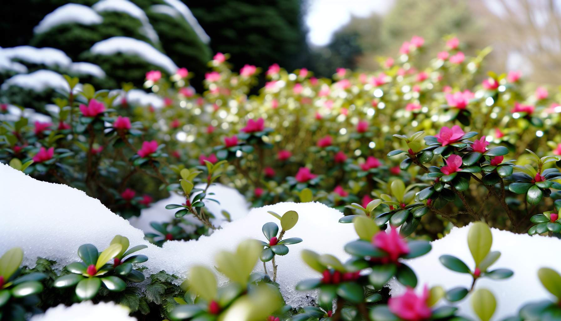 Jardin éclatant en hiver: secrets du Bloombux