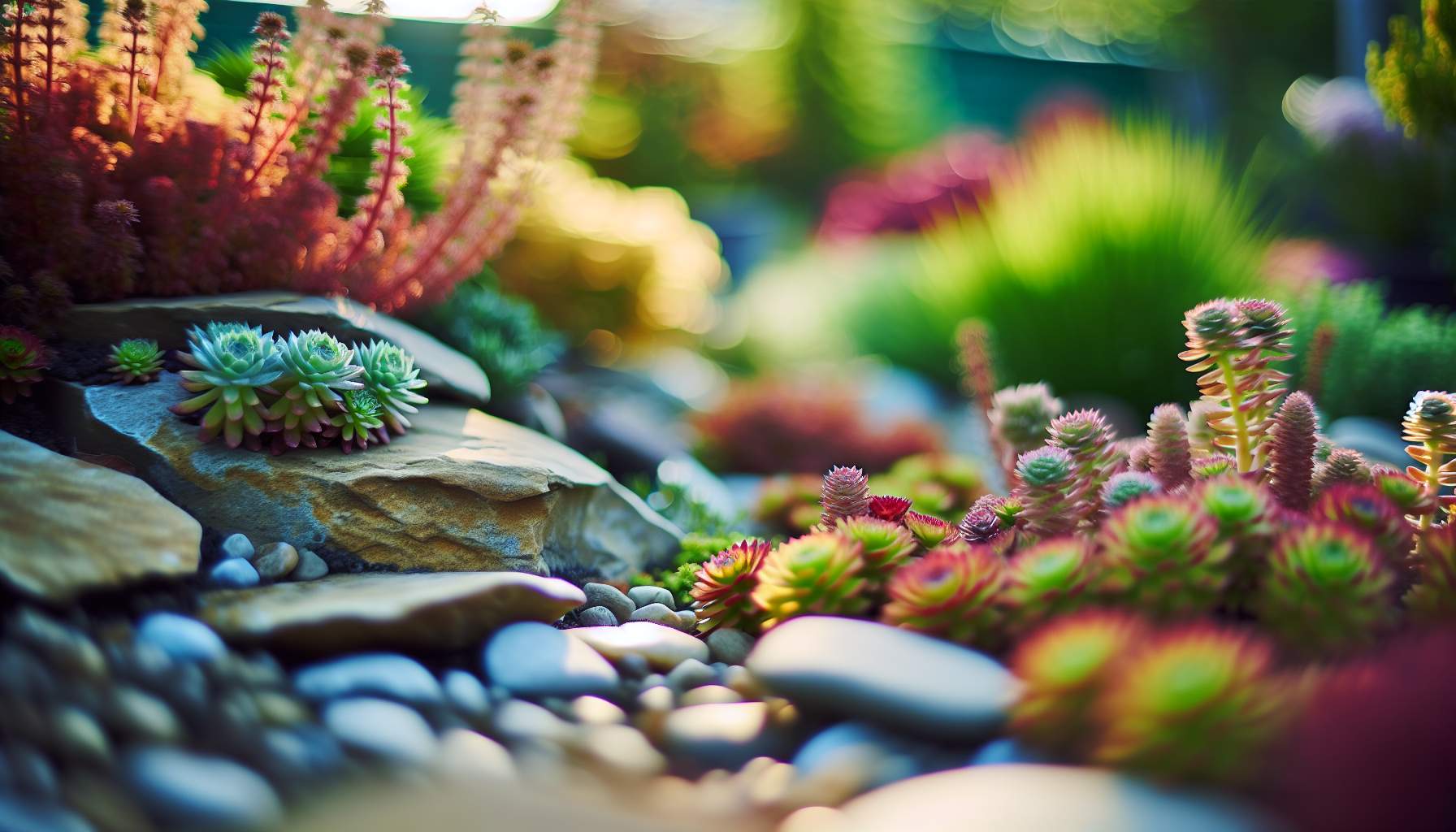 Jardin rocailleux: secrets pour un espace zen et coloré