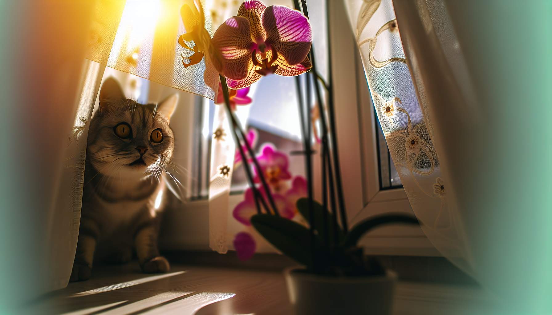 Orchidées et chats : quels dangers à éviter ?