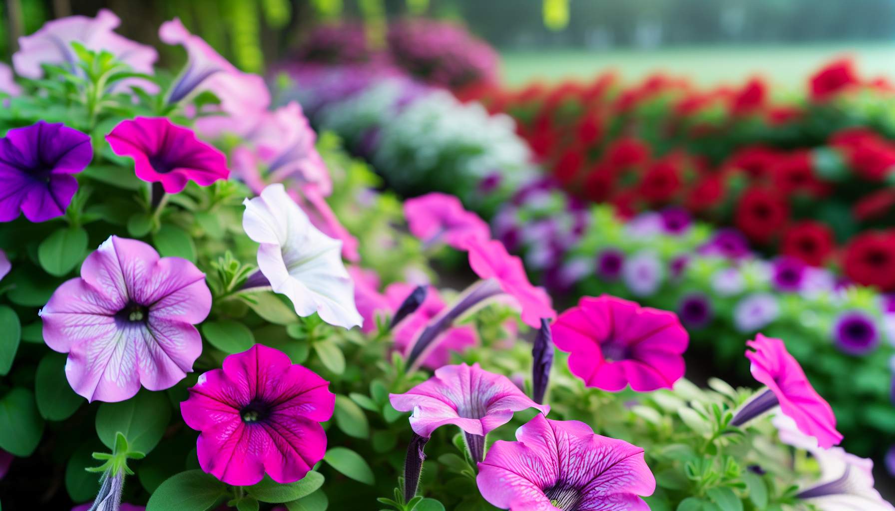 Pétunias radieux: secrets pour un été fleuri