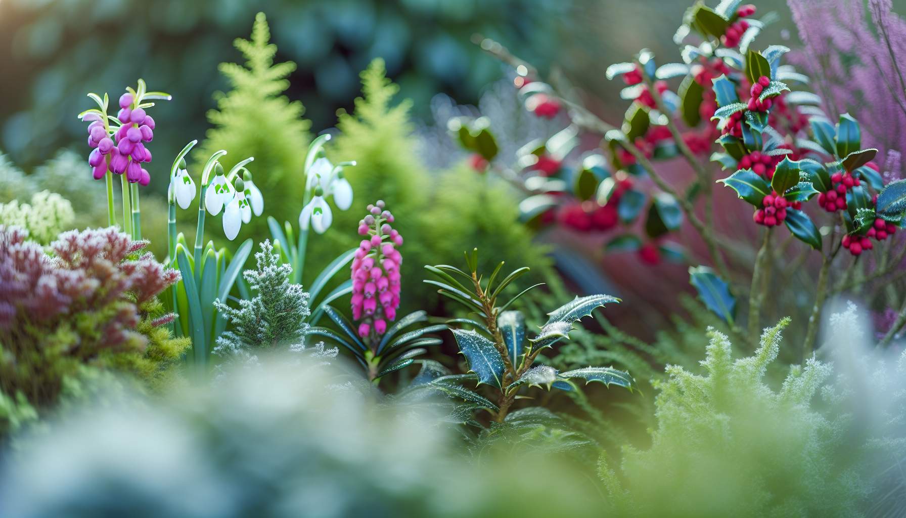 Plantes hivernales: un jardin coloré en hiver