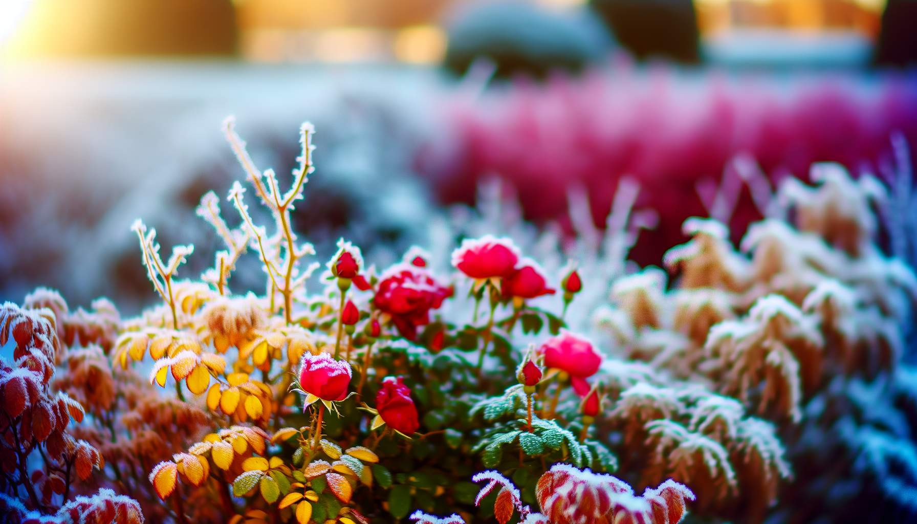 Roses d'hiver: secrets pour un jardin éblouissant