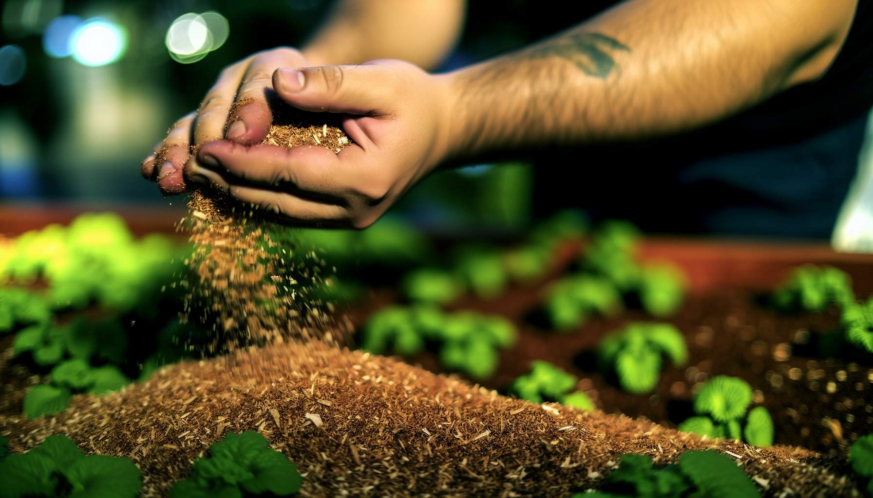 Sciure de bois jardinage : secret du sol fertile