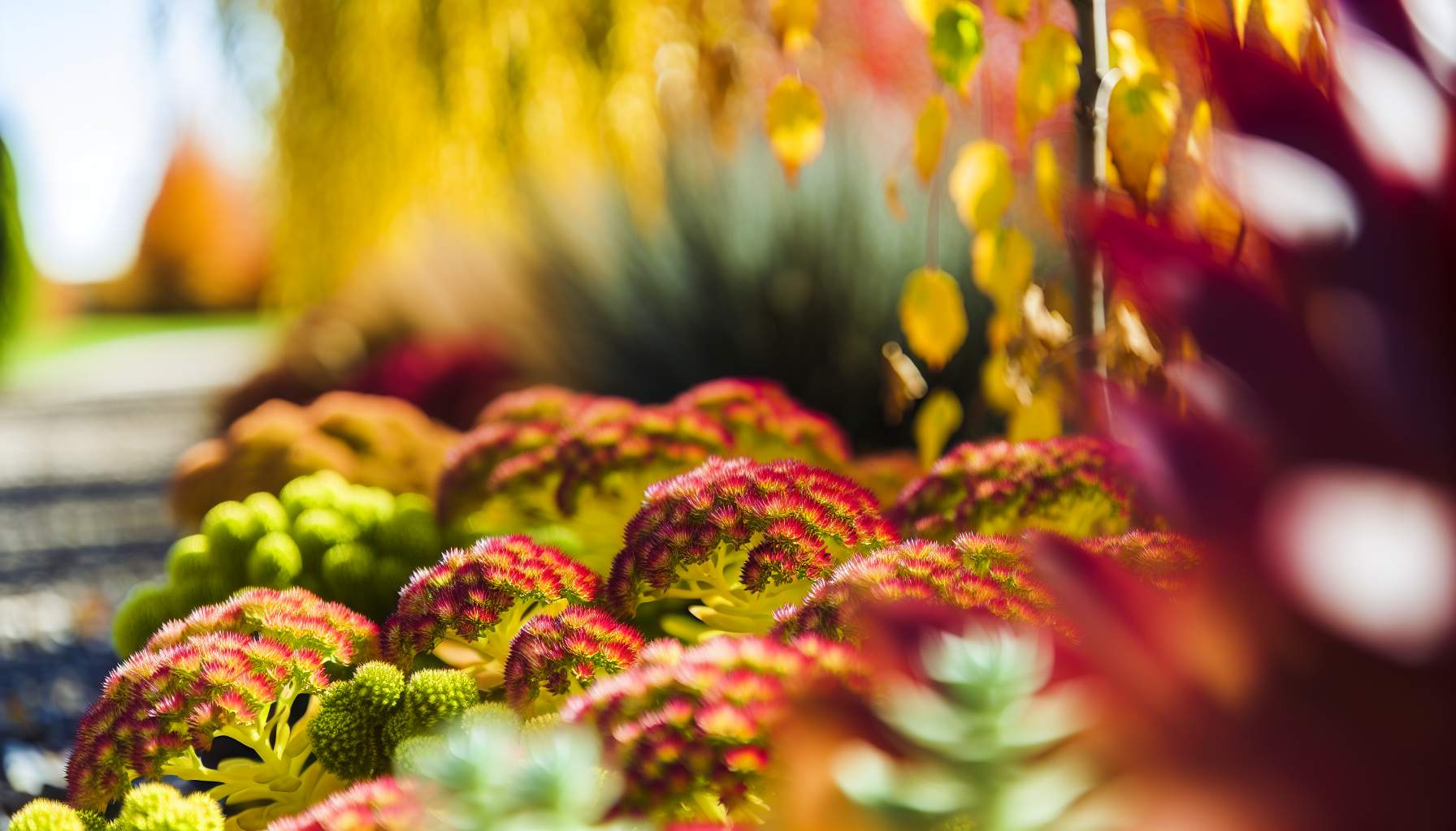 Sédums octobre: secrets pour un jardin éclatant