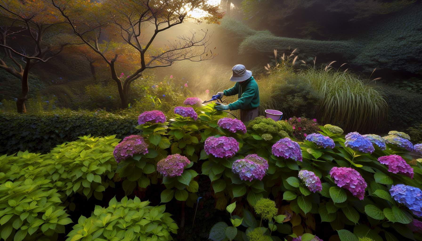 Taille hortensias novembre : secrets pour réussir