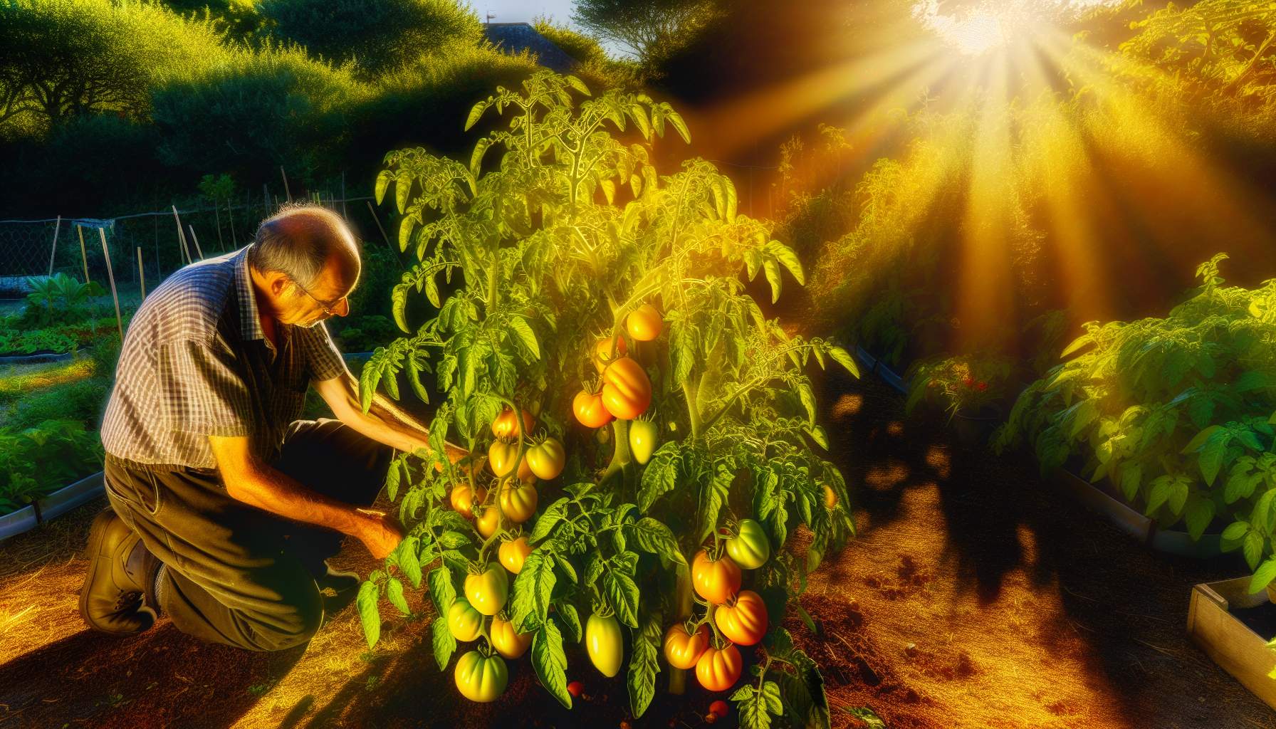 Tomate géante: secrets d'un potager breton réussi